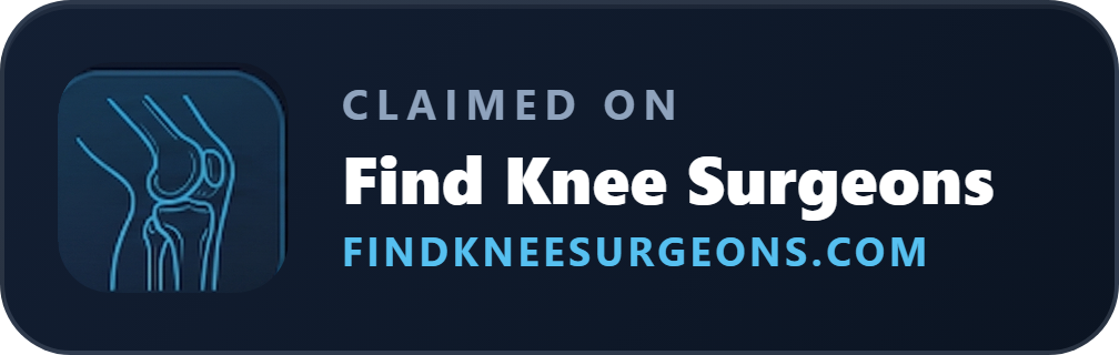 Claimed on FindKneeSurgeons.com